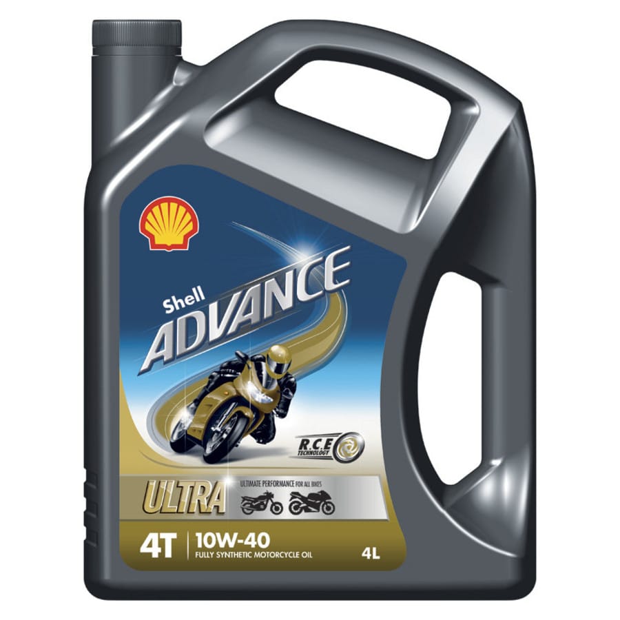Shell Advance Ultra 4 Motorolie - 10W40 - 4 liter