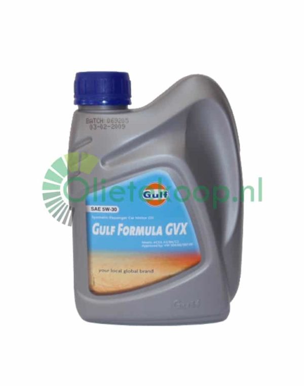 Gulf Formula GVX 5W30 (Longlife) - Motorolie - 1 Liter