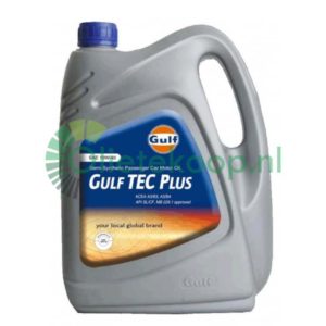 Gulf Tec Plus 10W40 A3/B4 (€3,49/liter) - Motorolie - 4 Liter