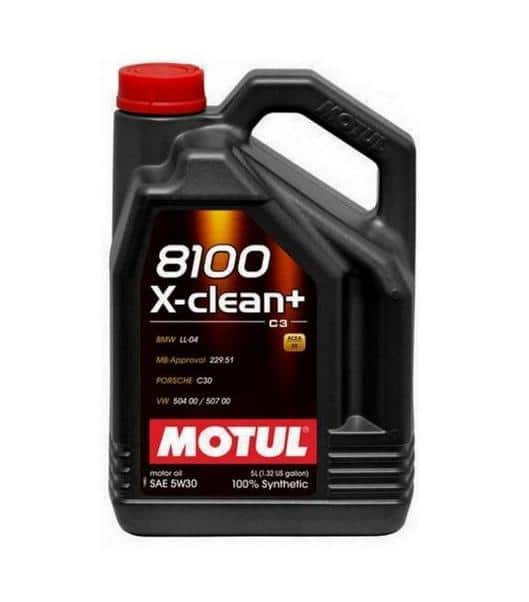 Motul 8100 Xclean+ 5W30 - Motorolie - 5 Liter