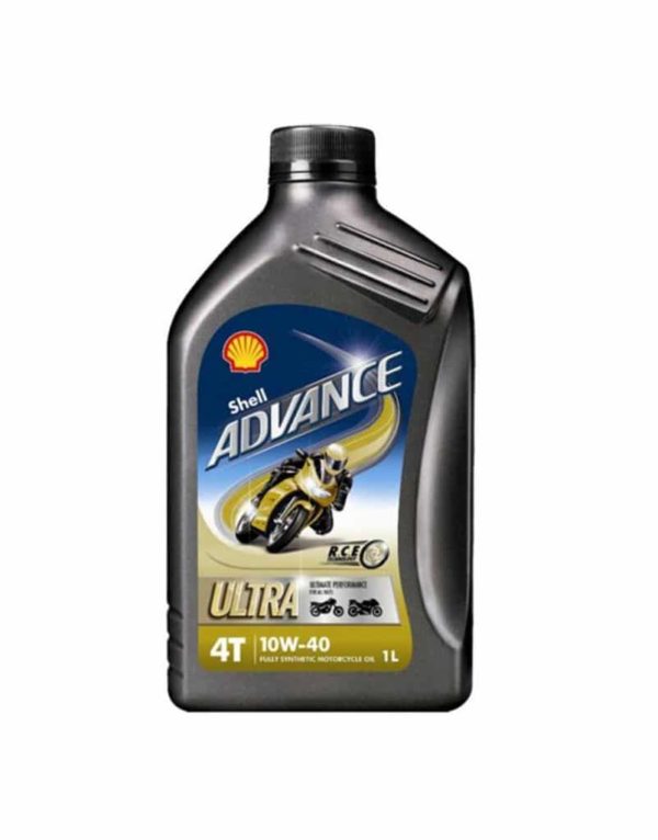 Shell Advance Ultra 4 Motorolie - 10W40 - 1 liter