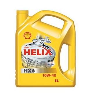 Shell Helix HX6 10W40 - Motorolie - 5 Liter