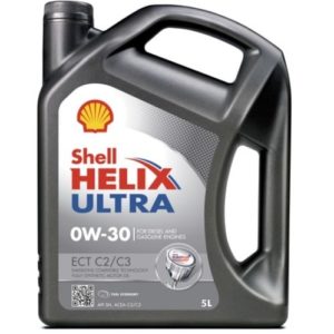 Shell Helix Ultra 0W30 ECT C2 / C3 (VW, BMW, Mercedes Longlife) - Motorolie - 5 Liter