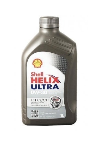 Shell Helix Ultra 0W30 ECT C2 / C3 (VW, BMW, Mercedes Longlife) - Motorolie - 1 Liter