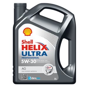 Shell Helix Ultra Professional AG 5W30 - Motorolie - 5 Liter