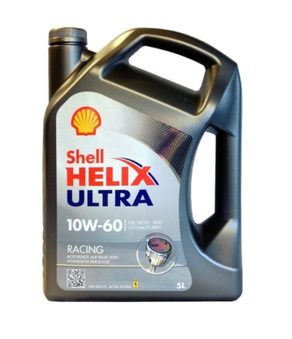 Shell Helix Ultra Racing 10W60 - Motorolie - 5 Liter