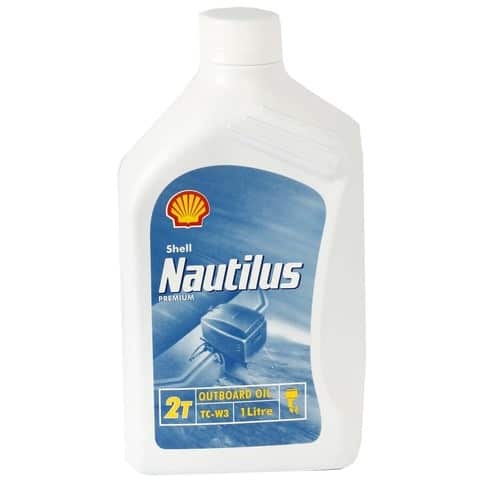 Shell Nautilus Premium Outboard Oil 2T (TCW3) - Tweetaktolie - 1 Liter