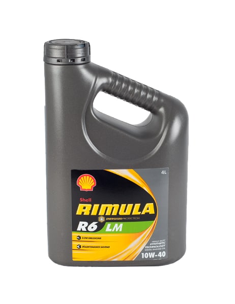 Shell Rimula R6 LM 10W40 - Motorolie - 4 Liter