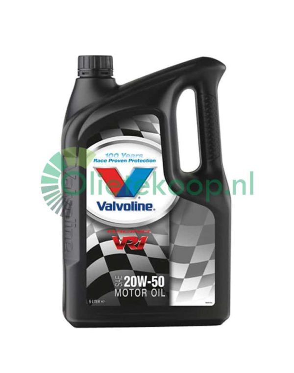 Valvoline VR1 Racing 20W50 - Motorolie - 5 Liter