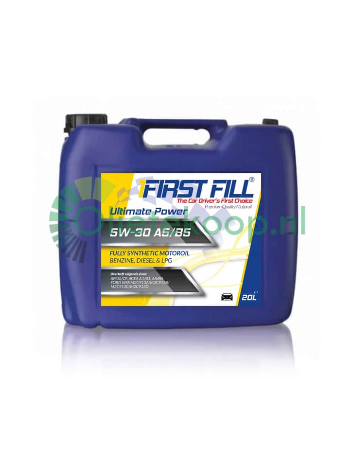 20 liter First Fill Ultimate Power 5W30 A5/B5 (Synthetic LL A1/B1)