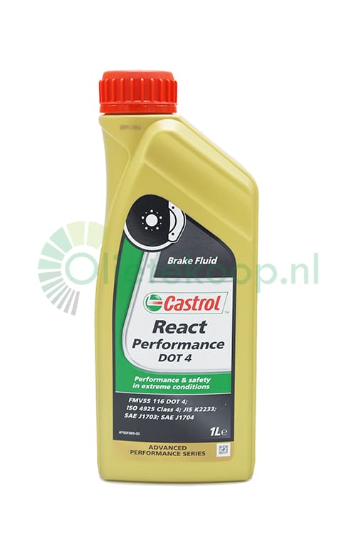 Castrol React Performance Remvloeistof - DOT 4 - 1 Liter