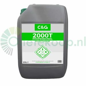 Clean and Green C&G 2000T Professional Eco Multireiniger & Ammoniakvervanger - 20 Liter
