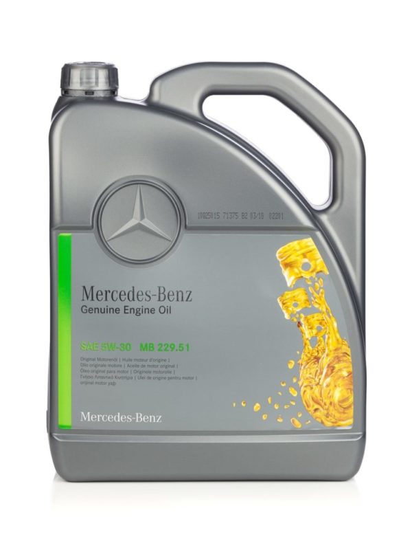 Mercedes Genuine Motorolie (MB 229.51) 5W-30 - 5 Liter