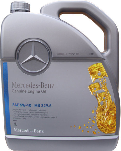 Mercedes Genuine Motorolie (MB 229.5) 5W-40 - 5 Liter